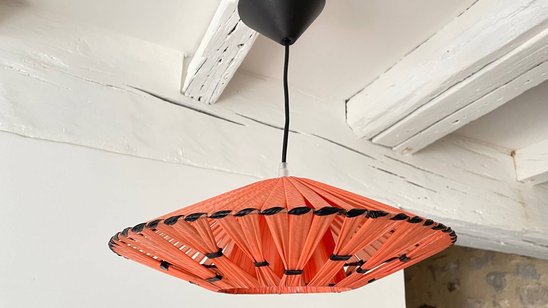 Geometric pendant light from the 50s