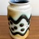 Veb haldensleben 3068 - small east german gdr vase - tactile mid-century modern design