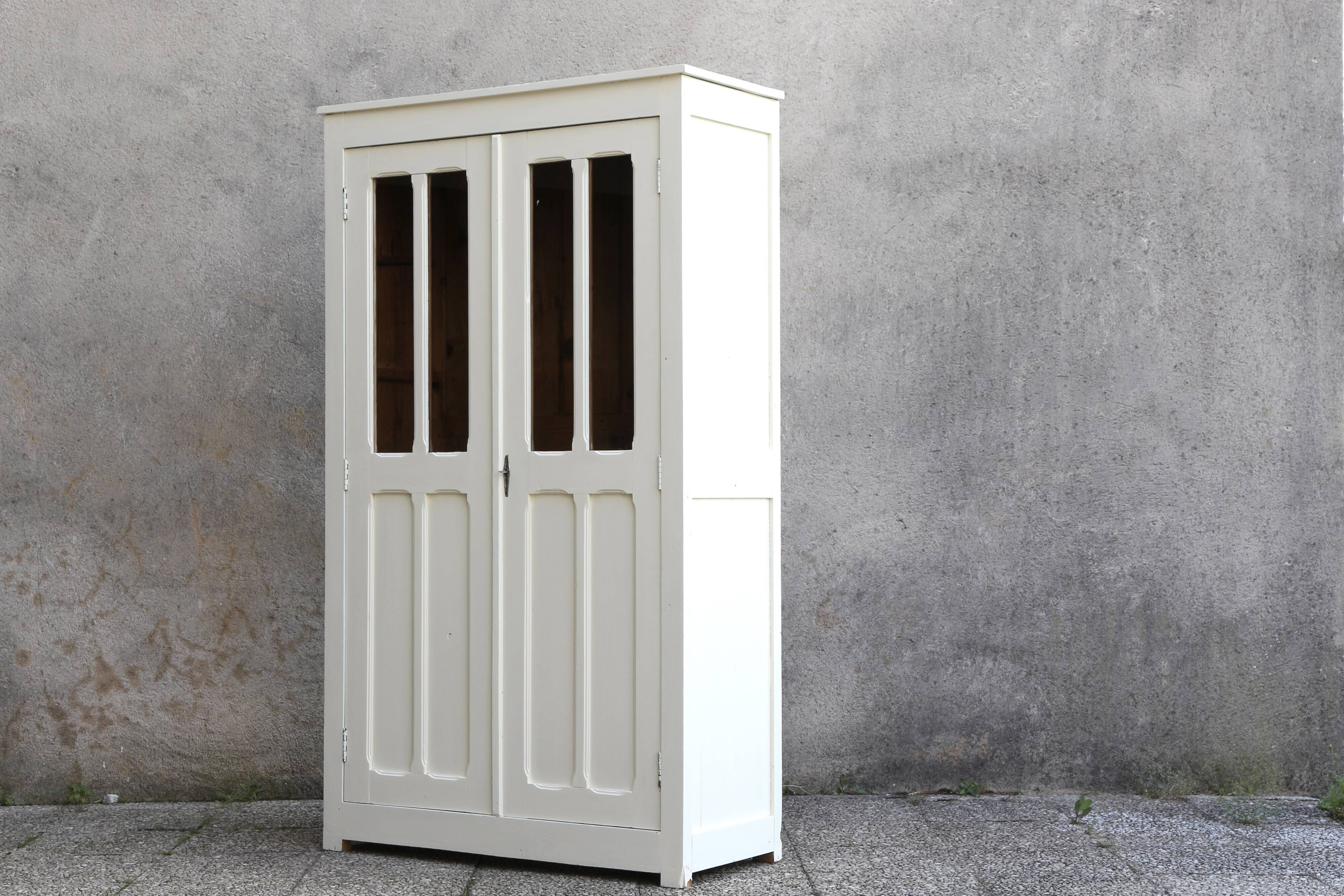 Vintage Parisian glass cabinet