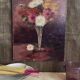 Table oil on canvas flowers