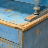 Armoire de cuisine en pin massif, années 1900