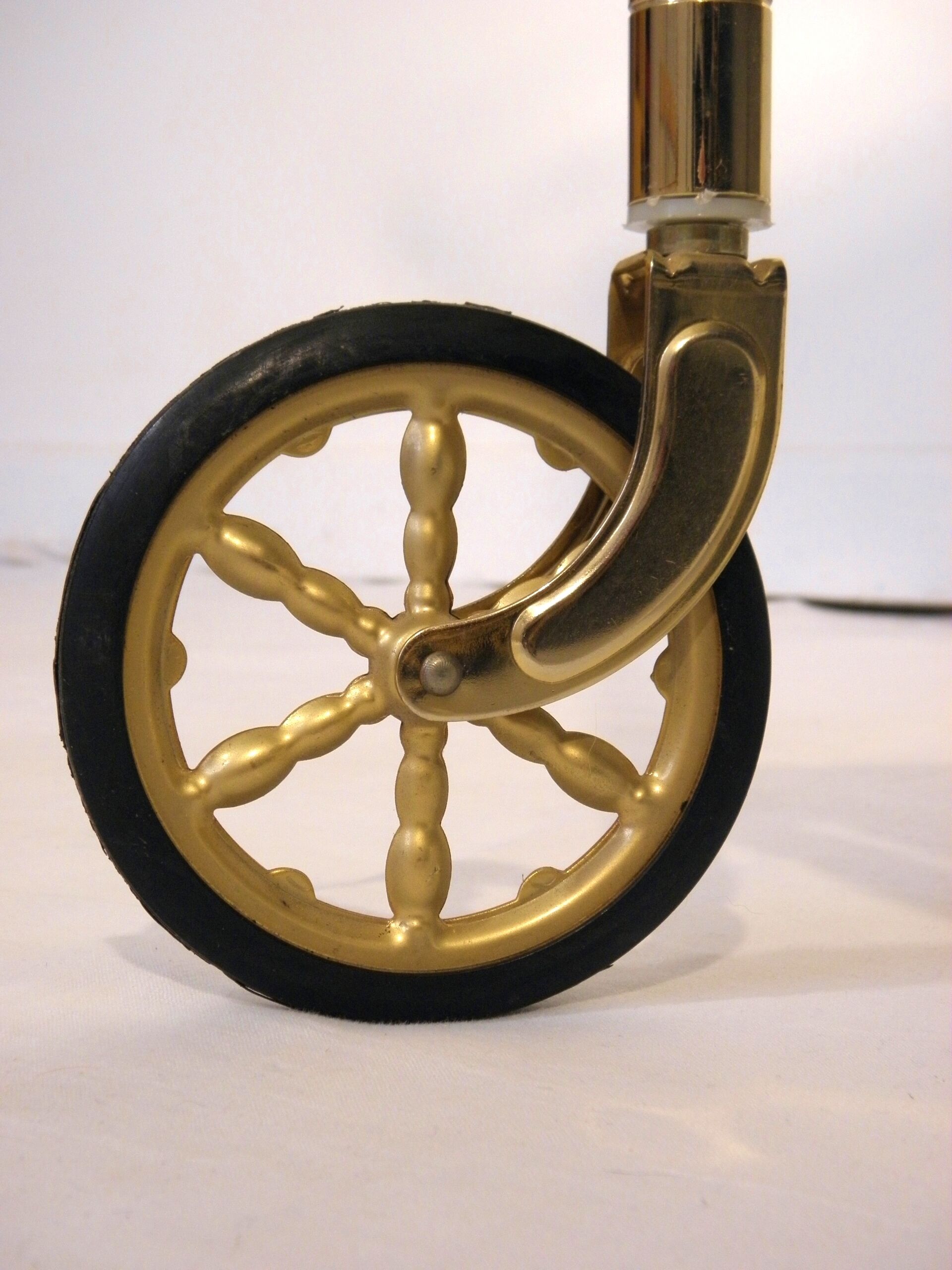 Wheelchair service Golden brass.