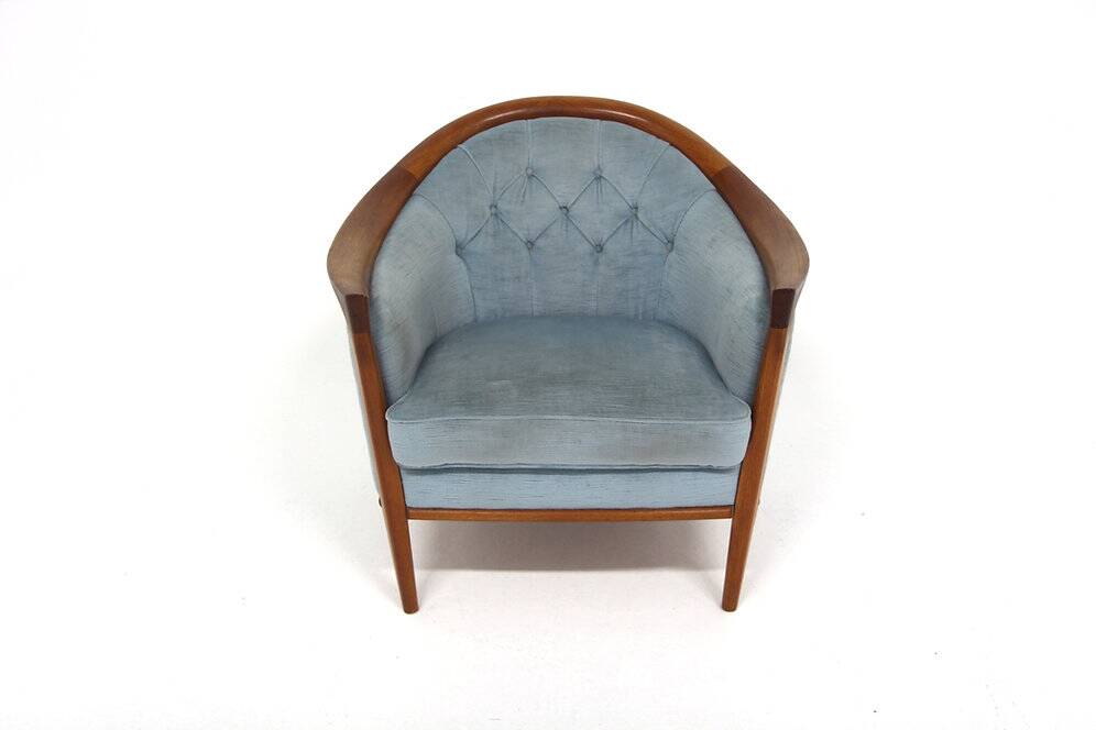 “Fabiola” velvet armchair, Bröderna Andersson, Sweden, 1960