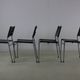 Set of four leather dining chairs by Martin Visser for Spectrum Holland