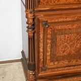 Buffet, commode en loupe d’amboine et palissandre, style Louis XVI – 2ème partie du XIXème