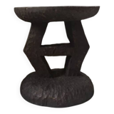 Stool / side table / African handcrafted bedside table in raw wood