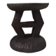 Stool / side table / African handcrafted bedside table in raw wood