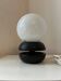 Vintage mushroom lamp, round globe, 1970s