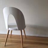 White dining chair by Antonin Suman for Tatra, 1960