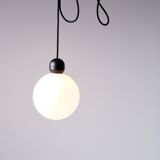 Suspension atom structure noire ⌀20cm herstal