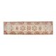 Vintage Beige Pink Turkish Handmade Oushak Wool Runner Rug  73x278