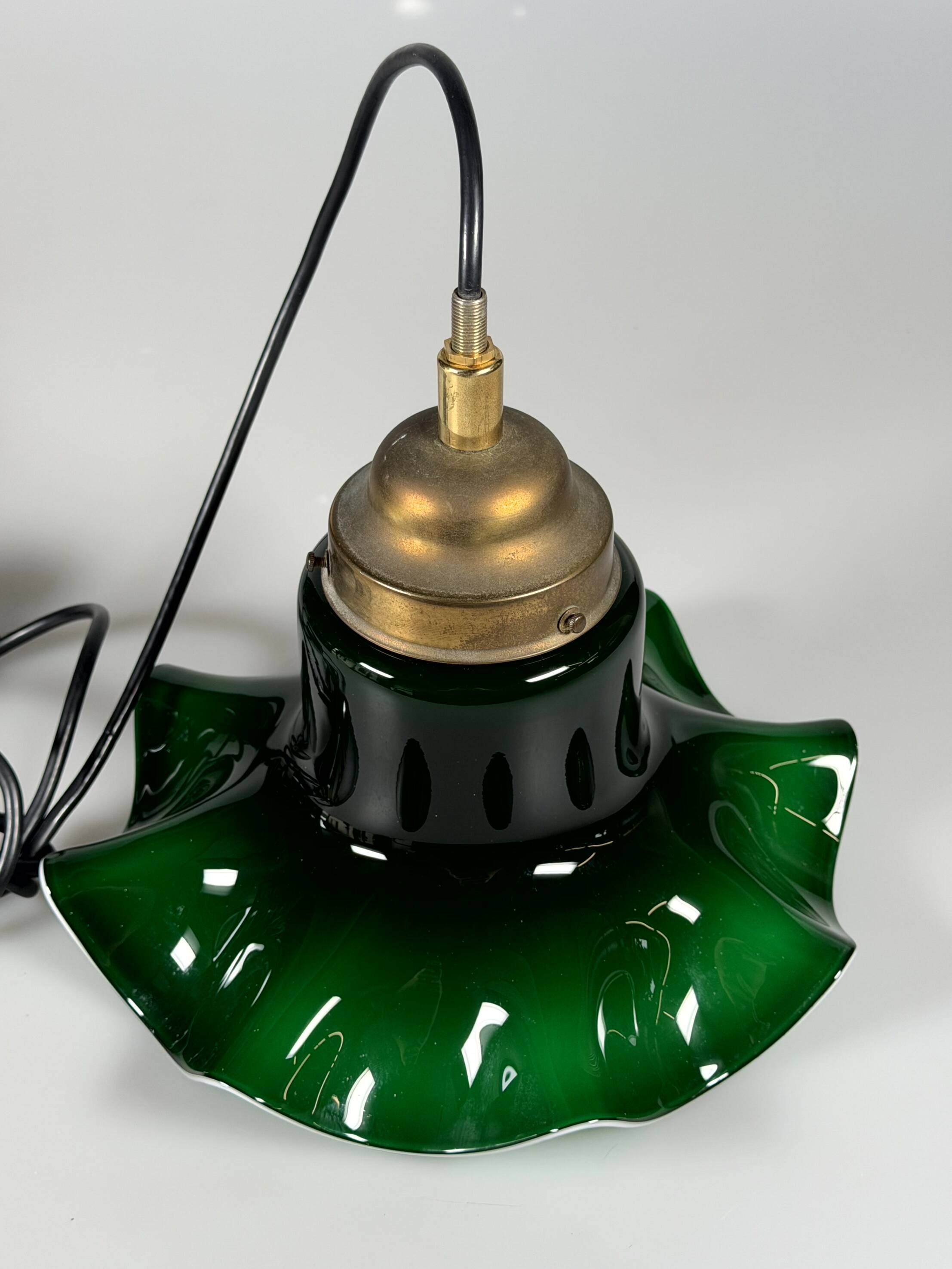 1960s 1970s Hanging Lamp from Peill & Putzler Germany Space Age Design