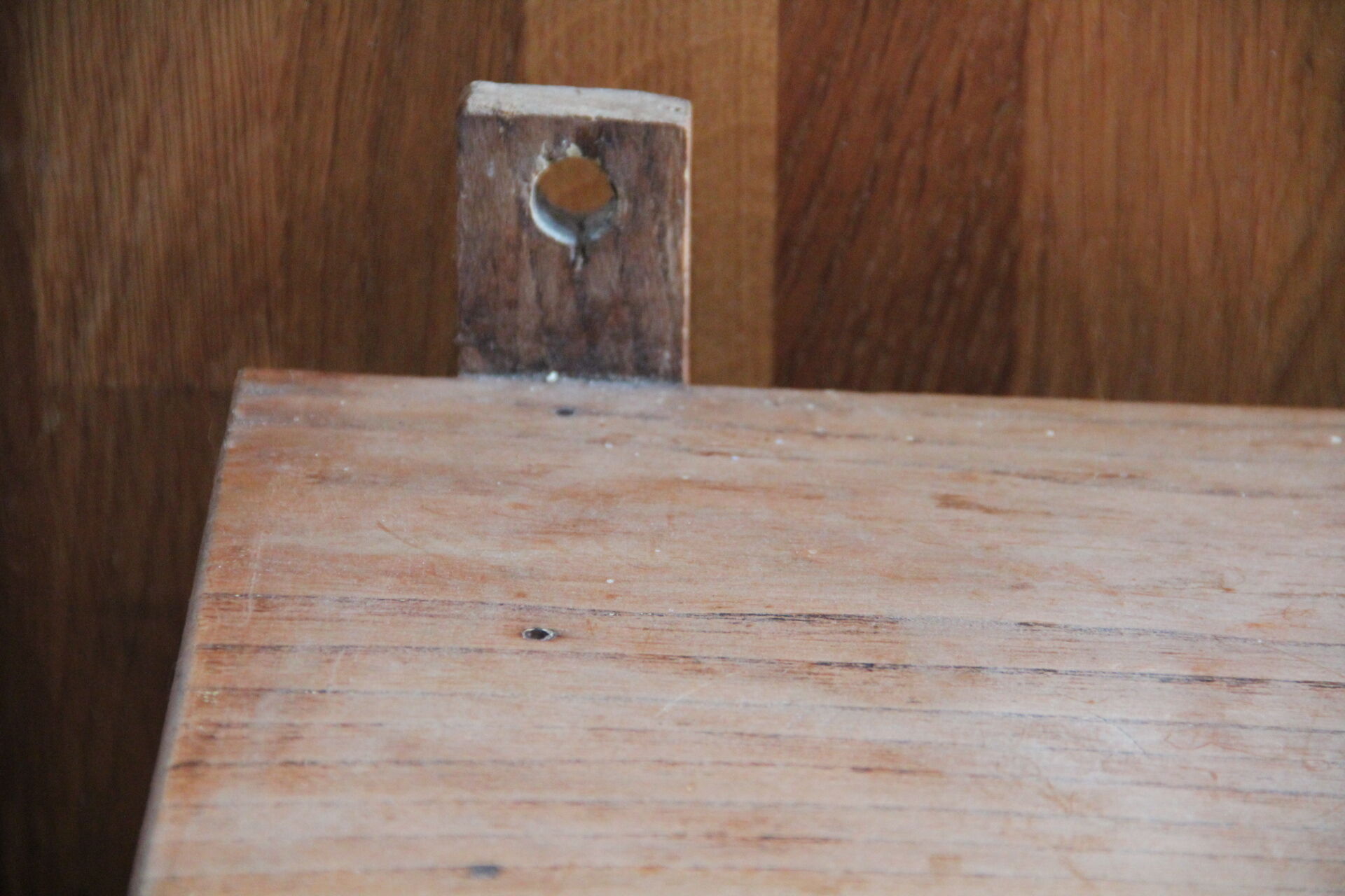 Wall shelf with drawer, early 20th century