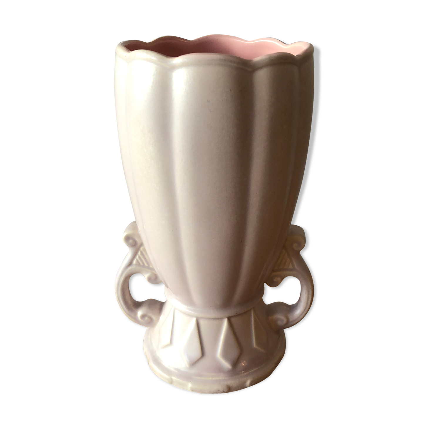 Arthur Wood art deco vase, English ceramics