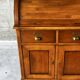 Secrétaire à rideau en merisier – Petit bureau de rangement, seconde m