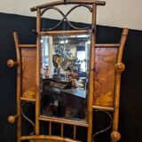 Art nouveau bamboo wardrobe