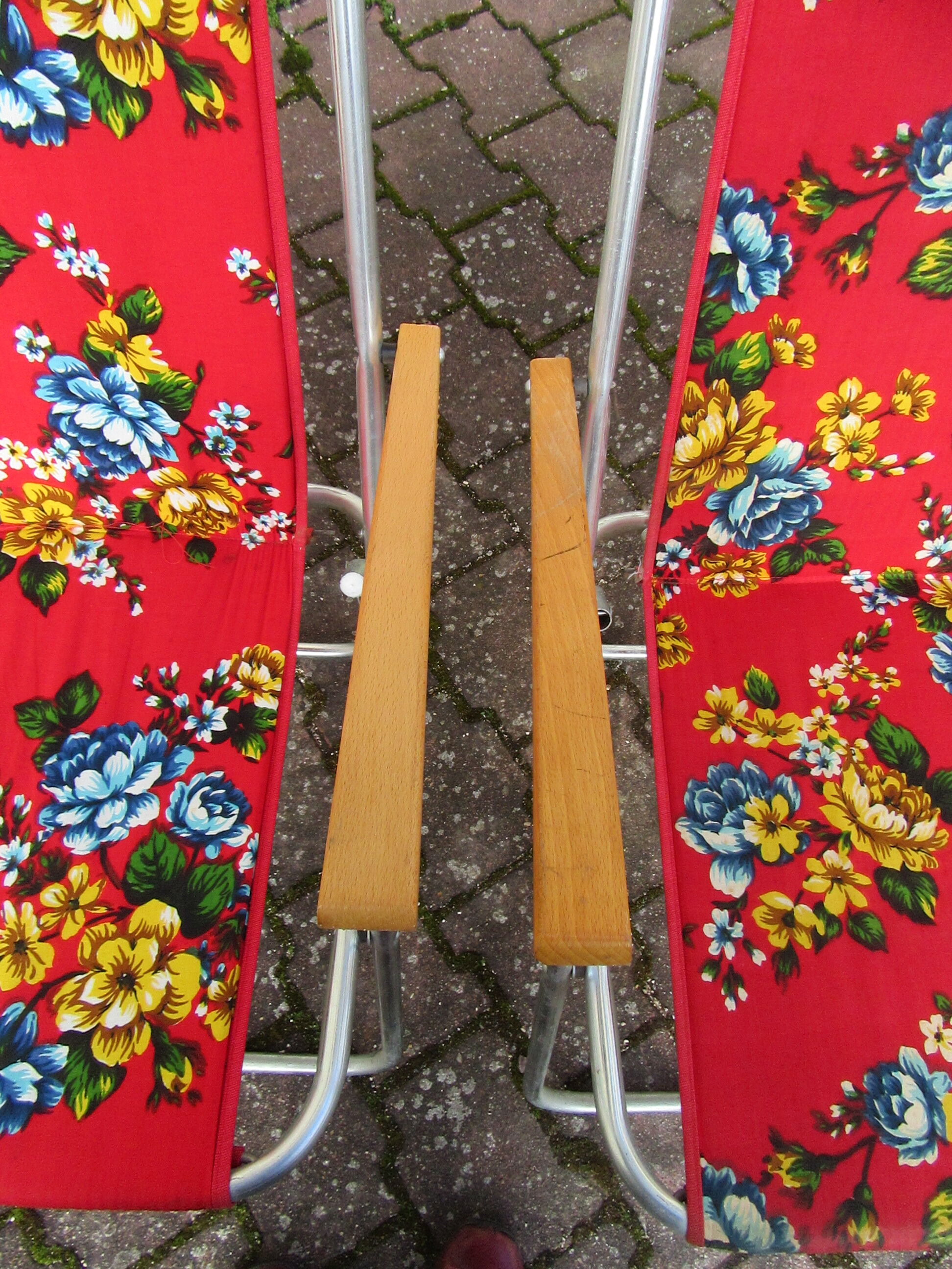 Lot 3 fauteuils fleuris pliable pour jardin ou balcon