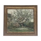Painting signed Oil on canvas dimension: height -50 cm- width -56 cm-
