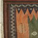 Tapis kilim marocain atlas 130x141cm fait main 100% laine