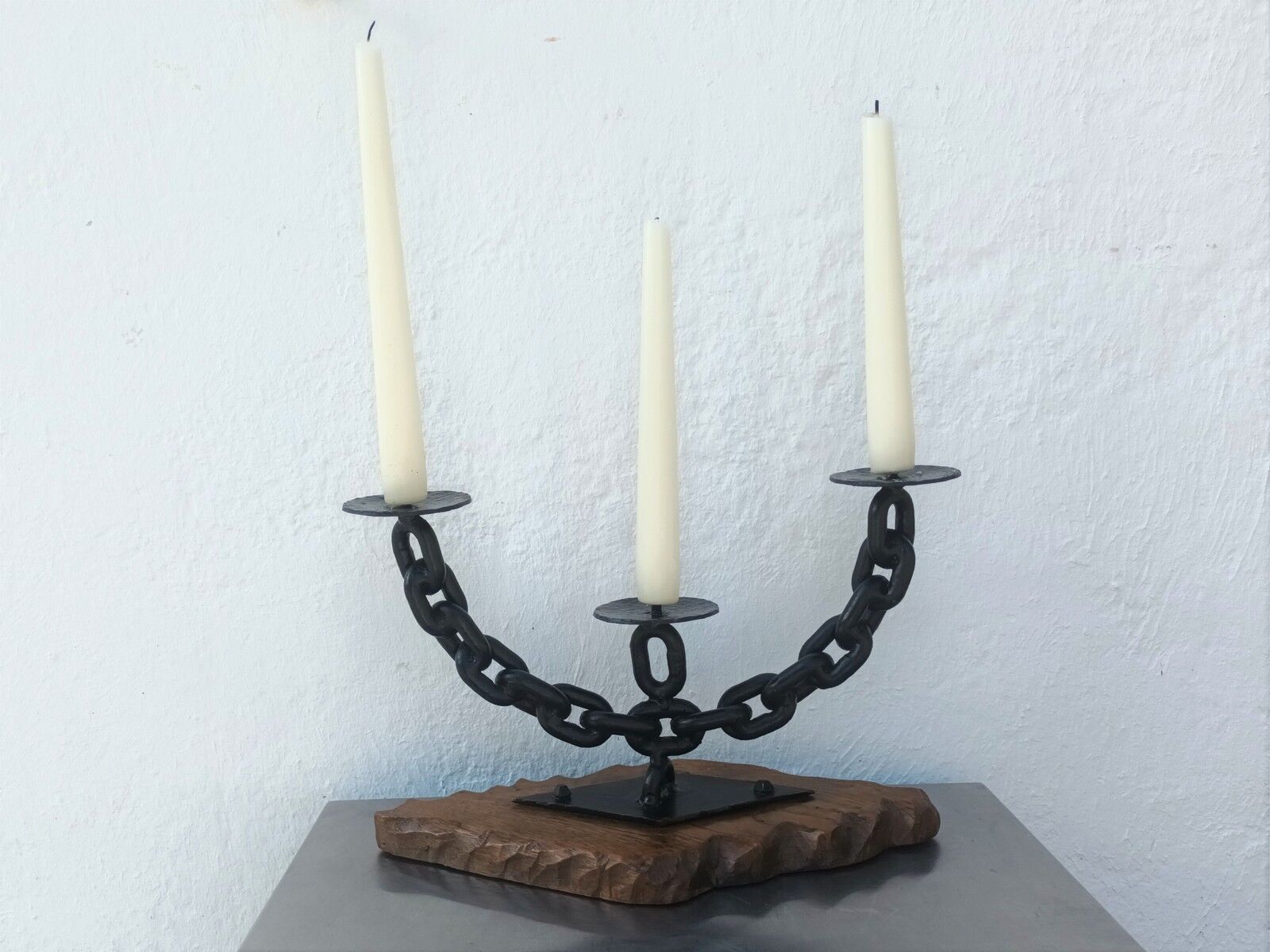 Brutalist candle holder 50s