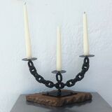 Brutalist candle holder 50s