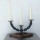 Brutalist candle holder 50s