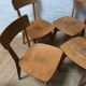 Lot de 4 chaises bistrot années 50