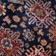 Handmade antique Persian Malayer rug 4.1' x 6.3' (125cm x 192cm) 1910s - 1B741