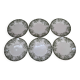 6 Terre de Fer flat plates, Platane St Amand model