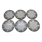 6 Terre de Fer flat plates, Platane St Amand model
