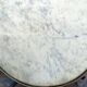 High table old hot water bottle Louis XVI style with marble top