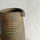 Brutalist workshop ceramic pitcher by a potter from Ostend (1960s)