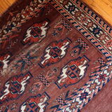 Turkmen Yomud rug done hand 81cmx106cm