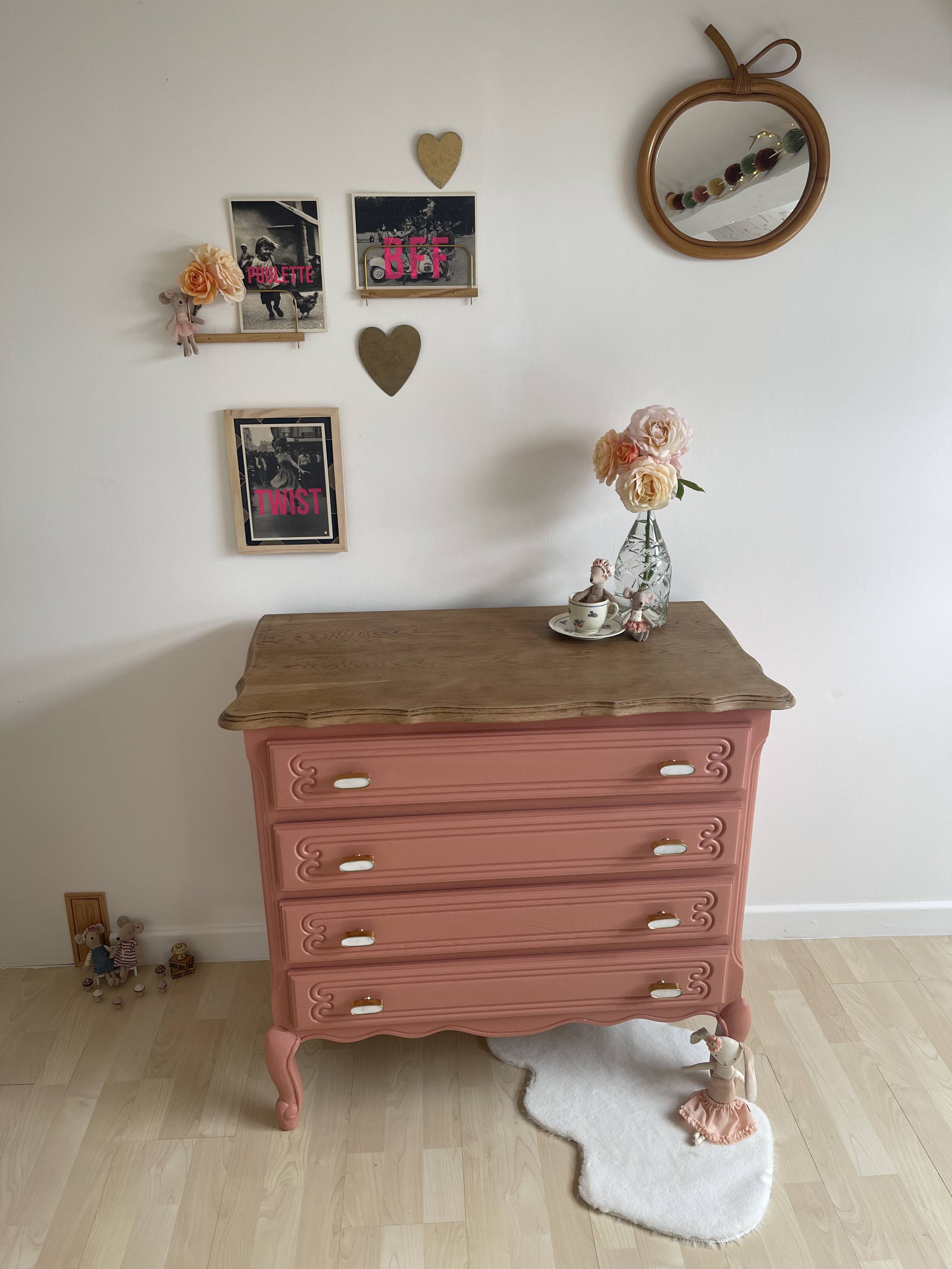 commode Peach cancan