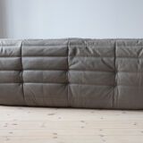 Sofa 3 places leather designed by Michel Ducaroy 1973