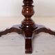 Biedermeier dining set, round table and four chairs, 19th century