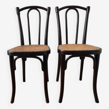 Pair of Thonet bistro chairs N°56