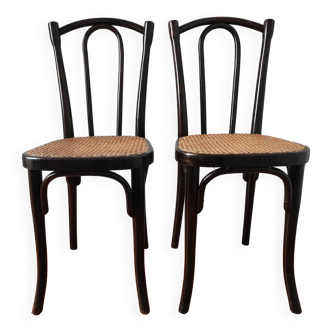 Pair of Thonet bistro chairs N°56