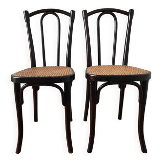 Paire de chaises bistrot Thonet N°56