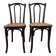 Paire de chaises bistrot Thonet N°56
