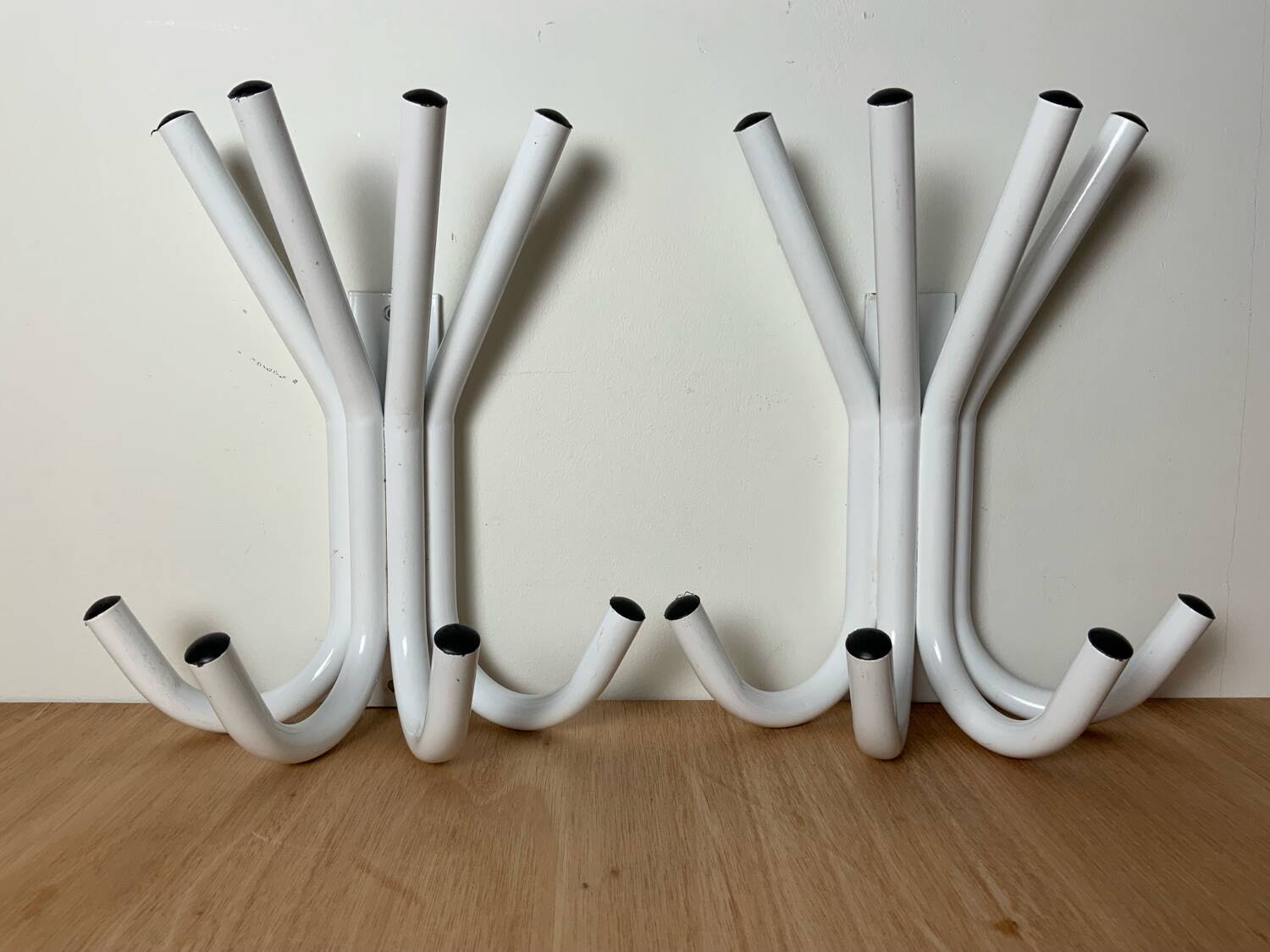 Pair of 70s coat hooks