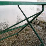 Folding garden table