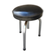 Tabouret en skaï et inox