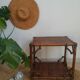 Vintage rattan side table
