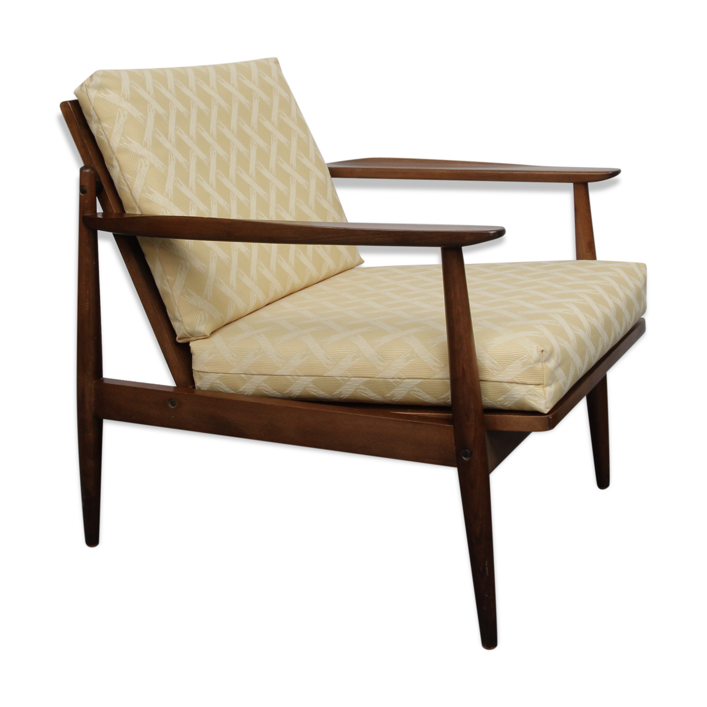 1960s armchair in yellow