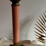 Classic lamp with pink marble