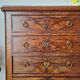 Antique Louis XV style walnut burl commode – 4 drawers