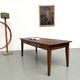 Solid oak farmhouse table, 1930s.