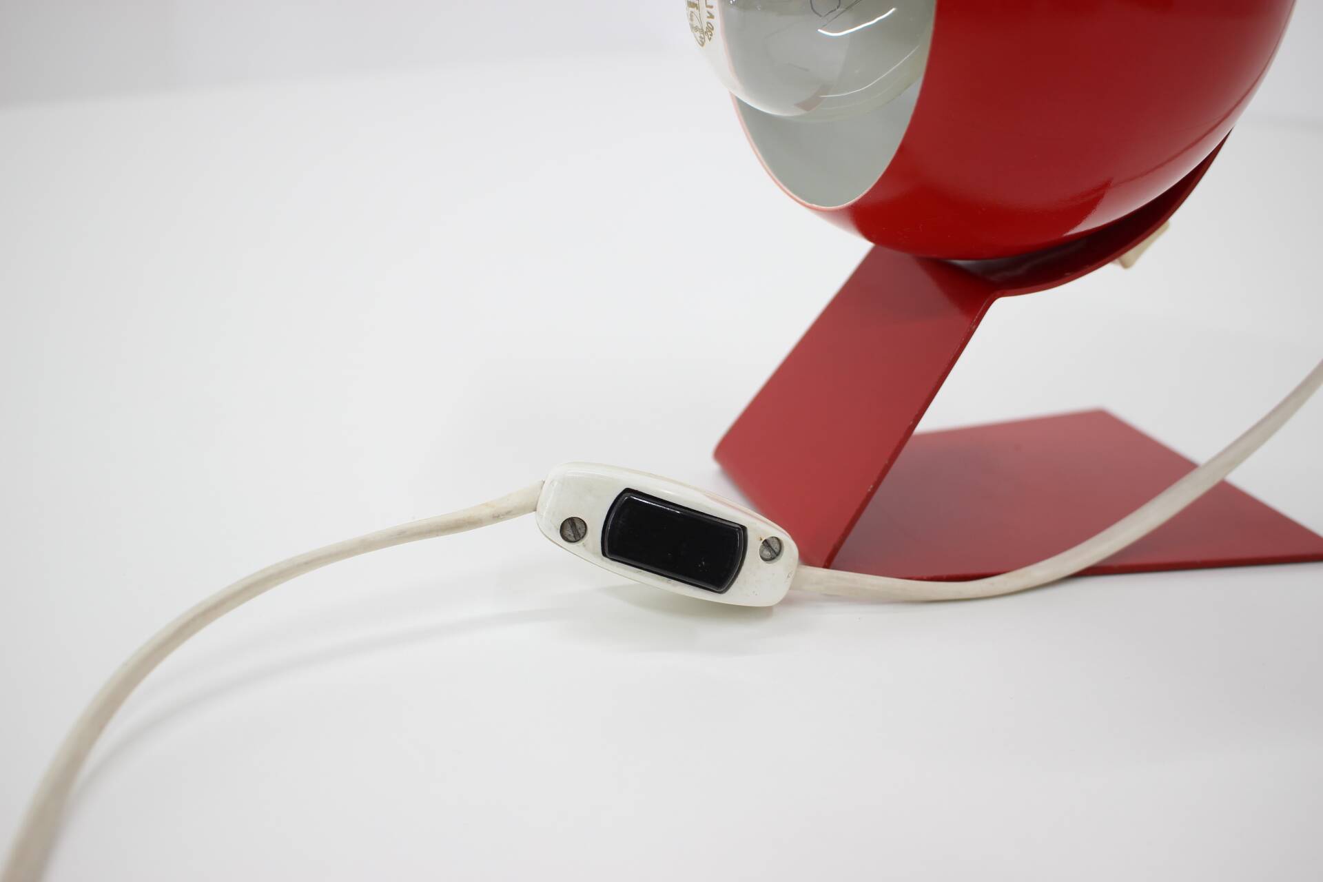 1960s Red Adjustable Table lamp, Germany