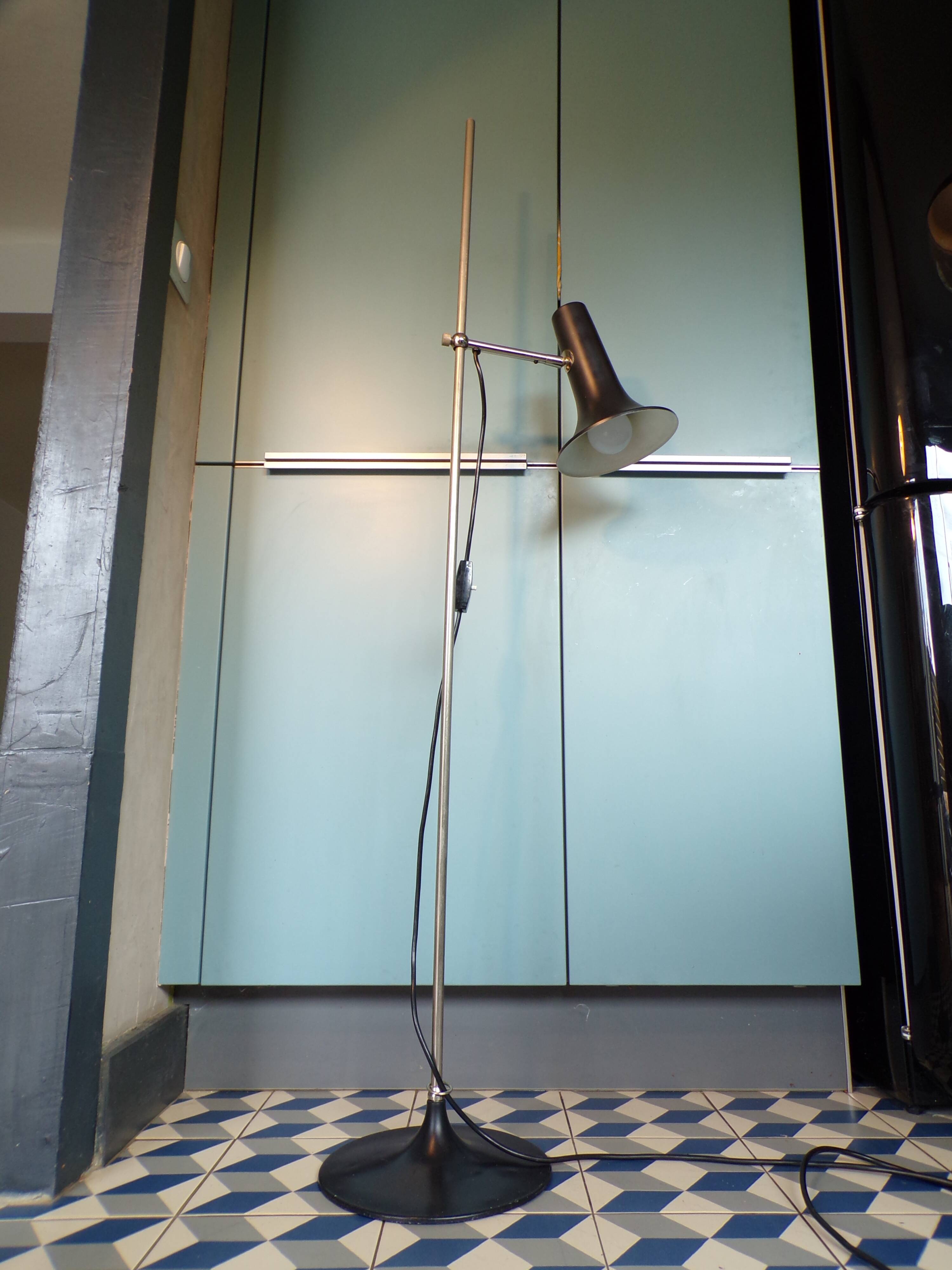 Vintage German floor lamp Hillebrand